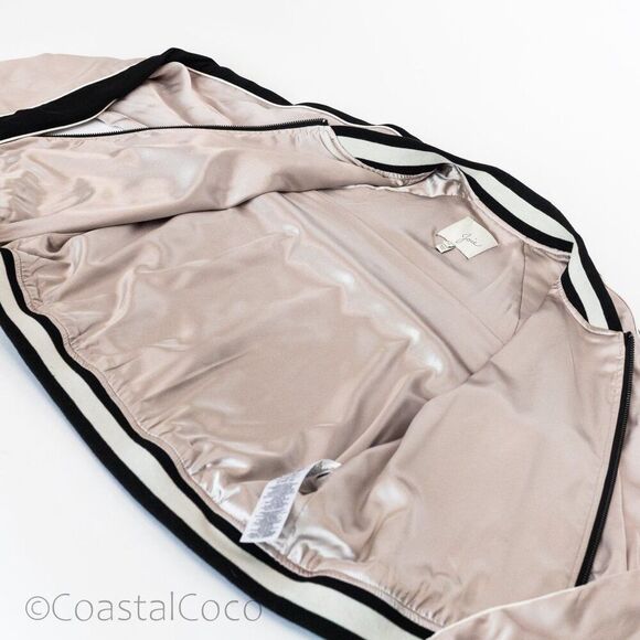 Joie Juanita Floral Embroidered Bomber Pastel Jacket M, TV Celeb Pop Culture - Picture 6 of 11